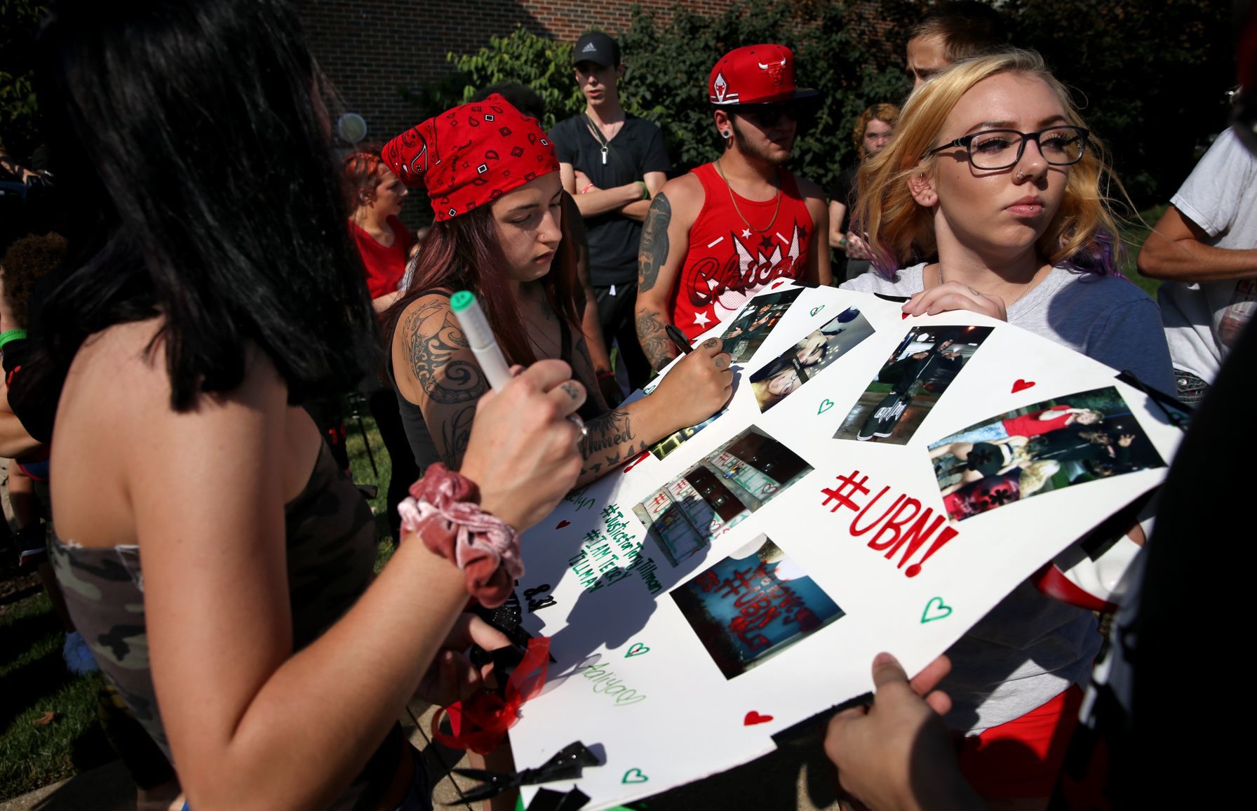 Protest for Terry Tillman